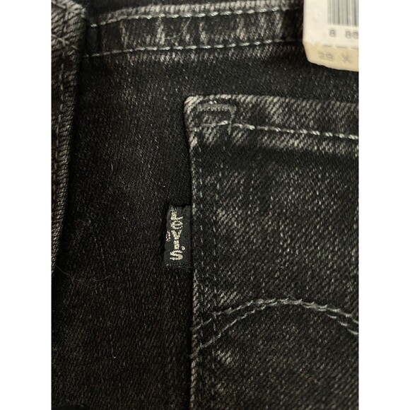 Levi’s Demi Curve ID Women’s Modern Rise Skinny Jeans Sz 28x34 Black Acid Wash - Picture 6 of 13